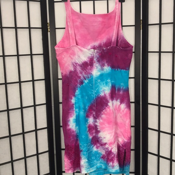 Hand Tied TYE DYE Dress NWOT - Picture 5 of 8